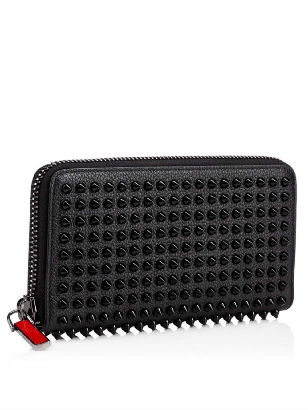 Christian Louboutin Black on Black  Spiked Wallet